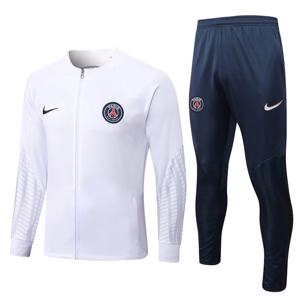 Trainingsanzug Paris Saint Germain 2023 Weiß Blau